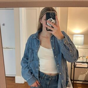 Denim Forum 80s comfy denim shirt